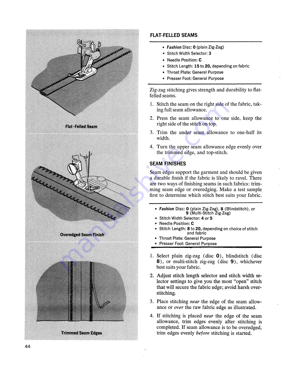 Singer Touch & Sew 648 Instructions Manual Download Page 46