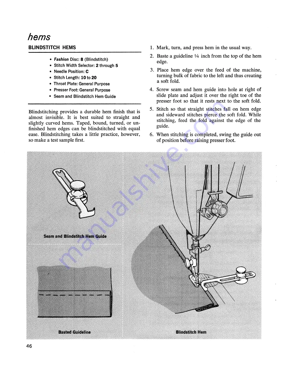 Singer Touch & Sew 648 Instructions Manual Download Page 48