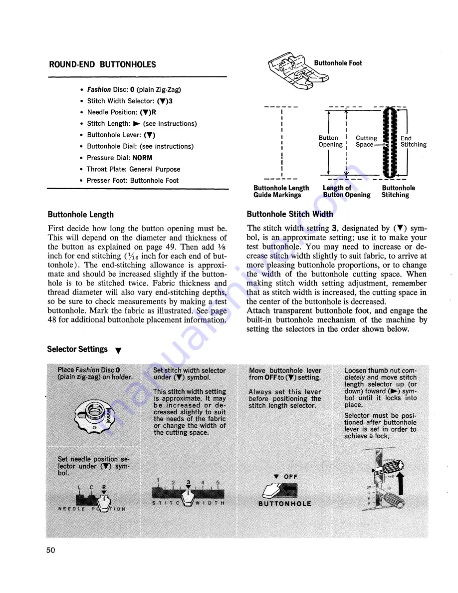 Singer Touch & Sew 648 Скачать руководство пользователя страница 52