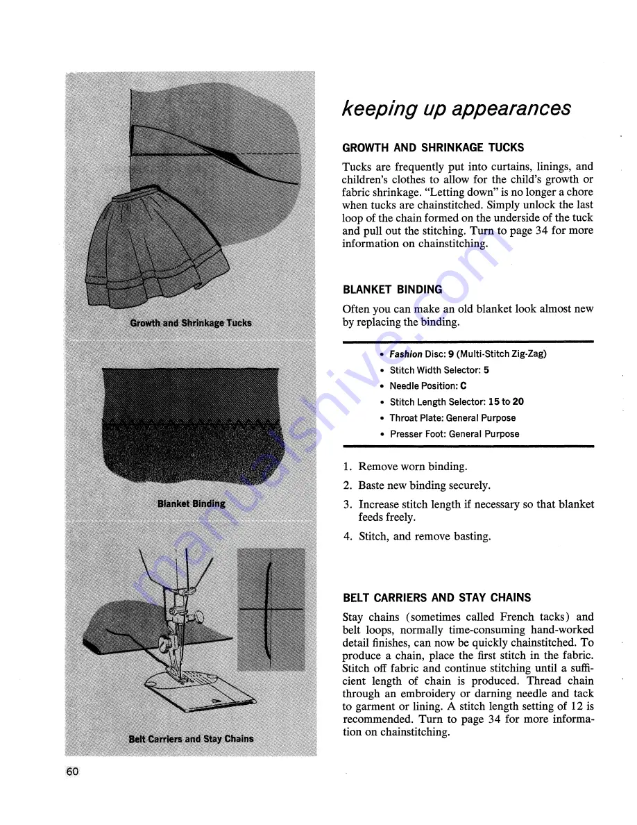 Singer Touch & Sew 648 Instructions Manual Download Page 62