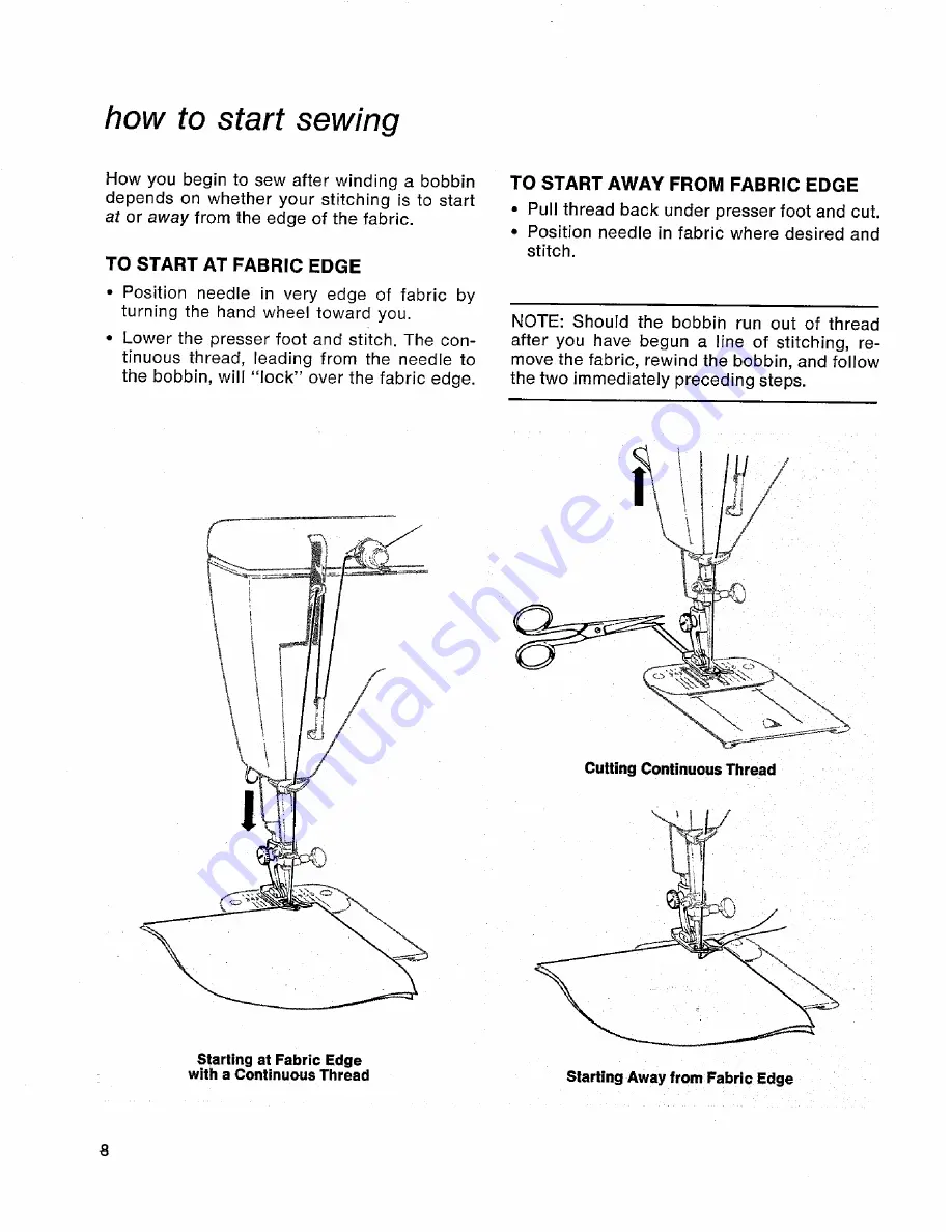 Singer Touch & Sew 758 Скачать руководство пользователя страница 14