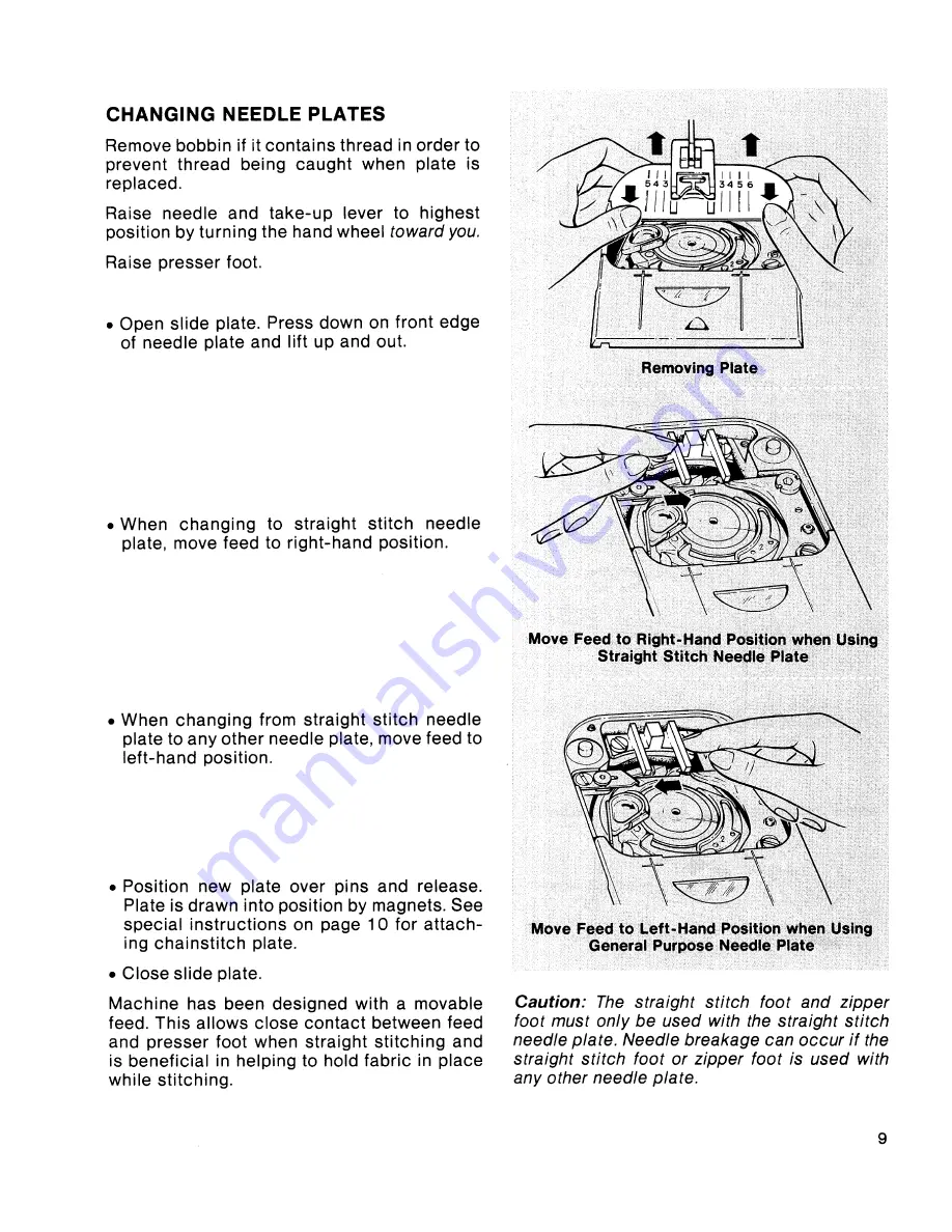 Singer Touch-Tronic 2001 Manual Download Page 15