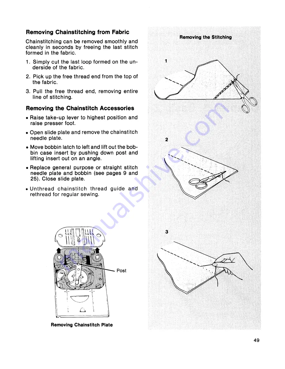 Singer Touch-Tronic 2001 Manual Download Page 55