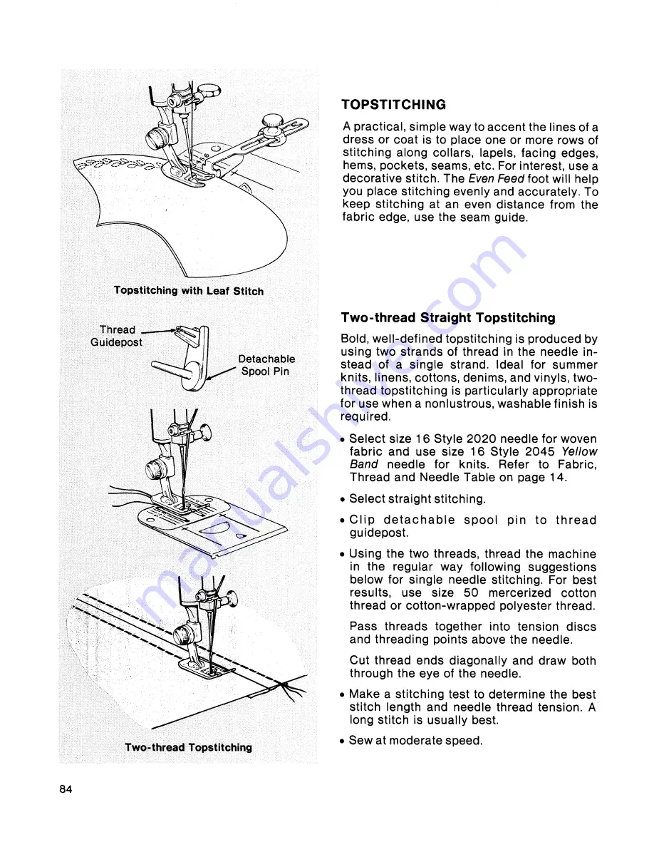 Singer Touch-Tronic 2001 Manual Download Page 98