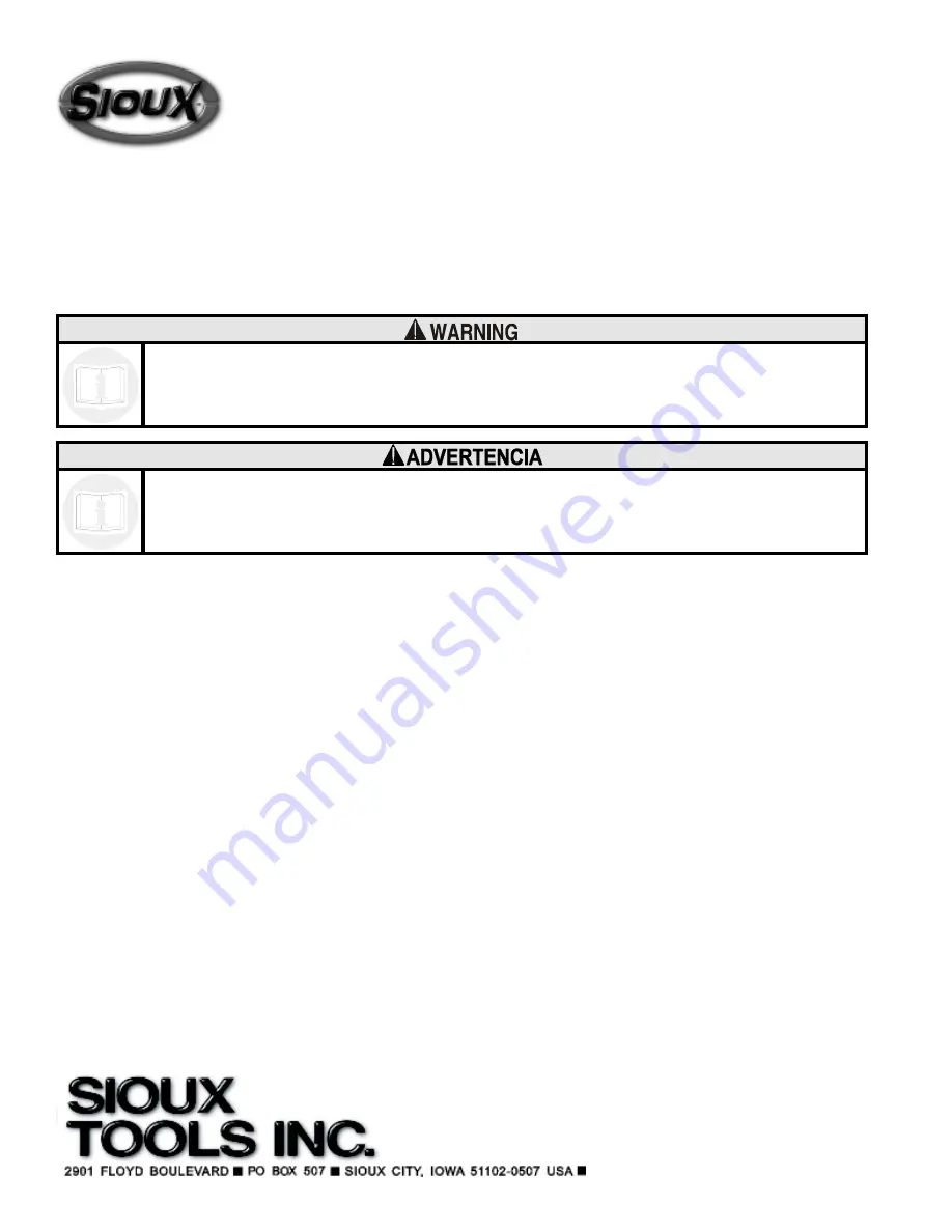 Sioux Tools 872 Instructions Download Page 4