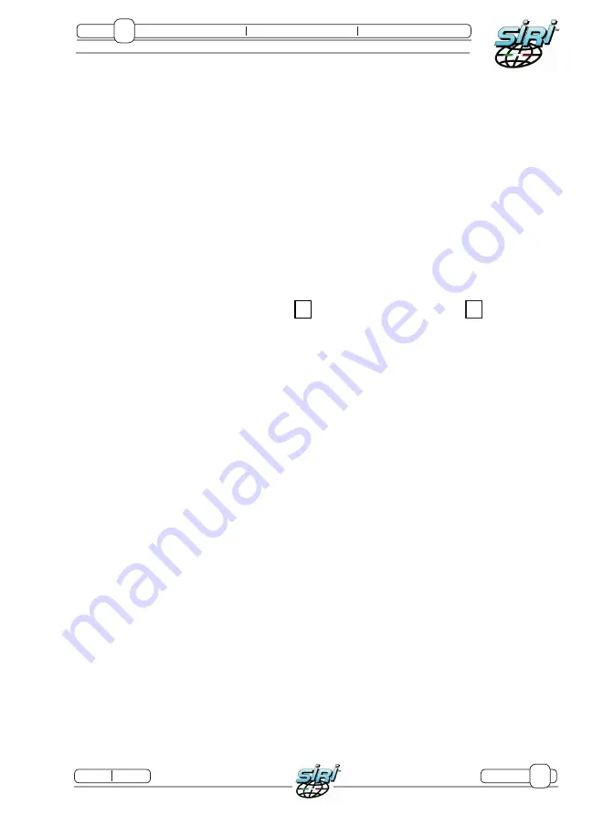 SIRI Maxi Bella 105 Operating And Maintenance Manual Download Page 5