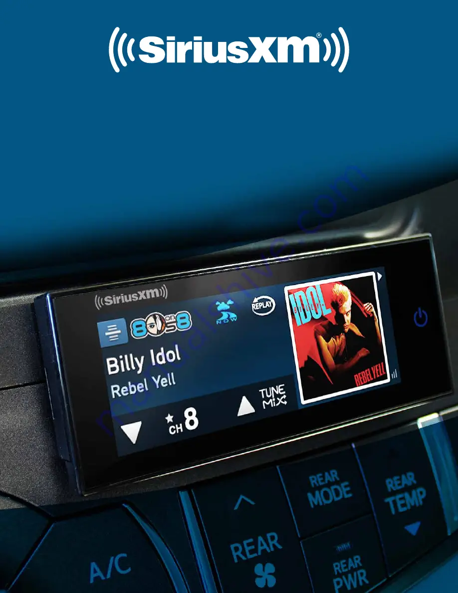 Sirius XM RAdio SXV300 Скачать руководство пользователя страница 1