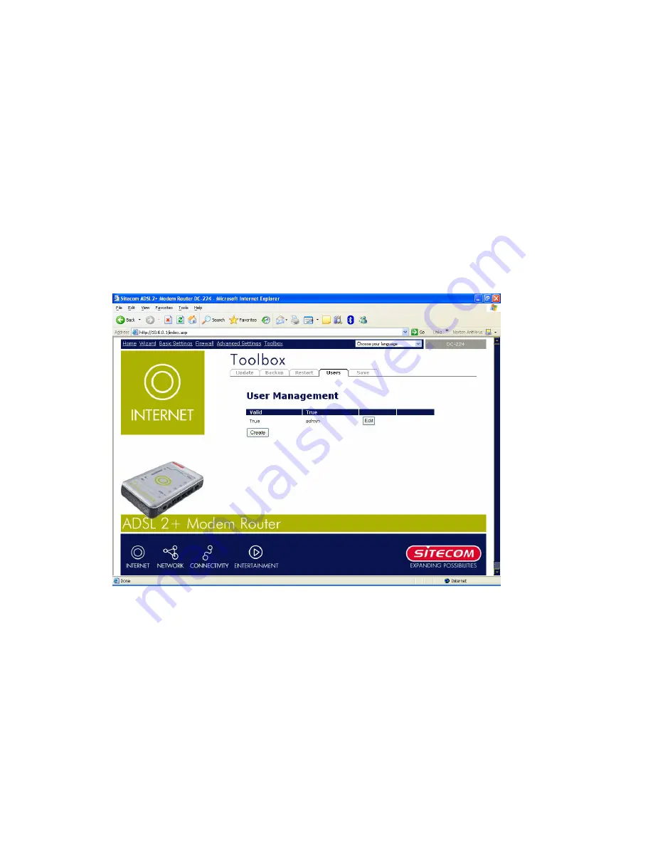 Sitecom DC-223 User Manual Download Page 60