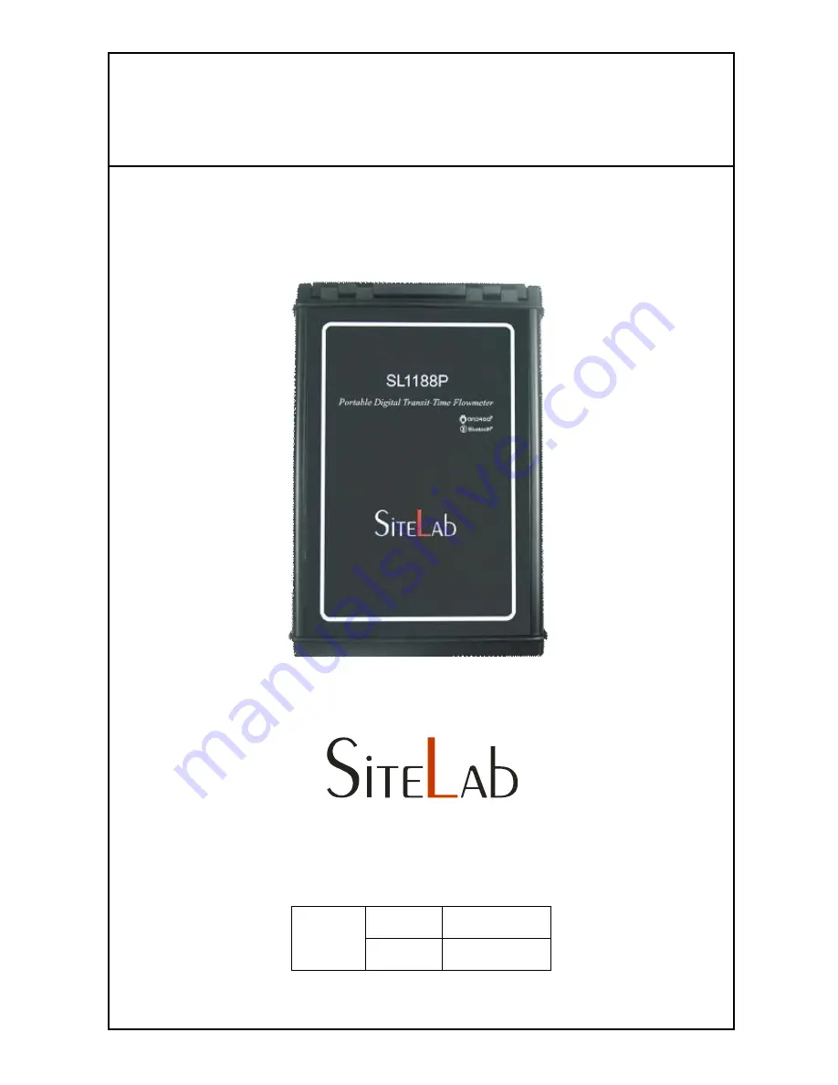 SiteLab SL1188P Instruction Manual Download Page 1