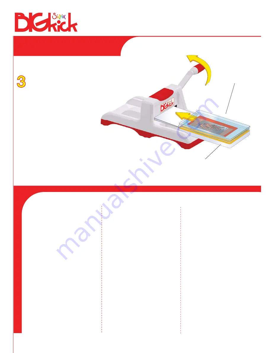 SIZZIX BigKick User Manual Download Page 3