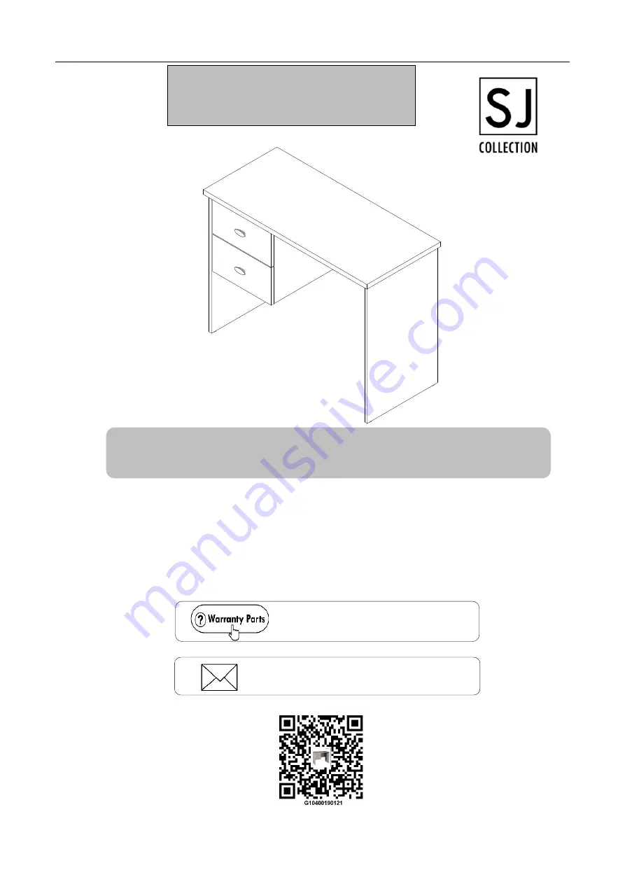 SJ COLLECTION G104001901 Assembly Instructions Manual Download Page 1