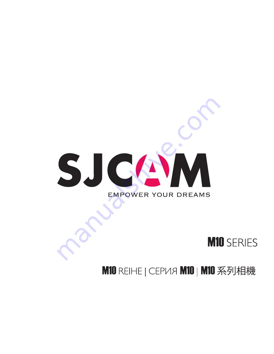 SJCAM M10 Series Manual Download Page 1