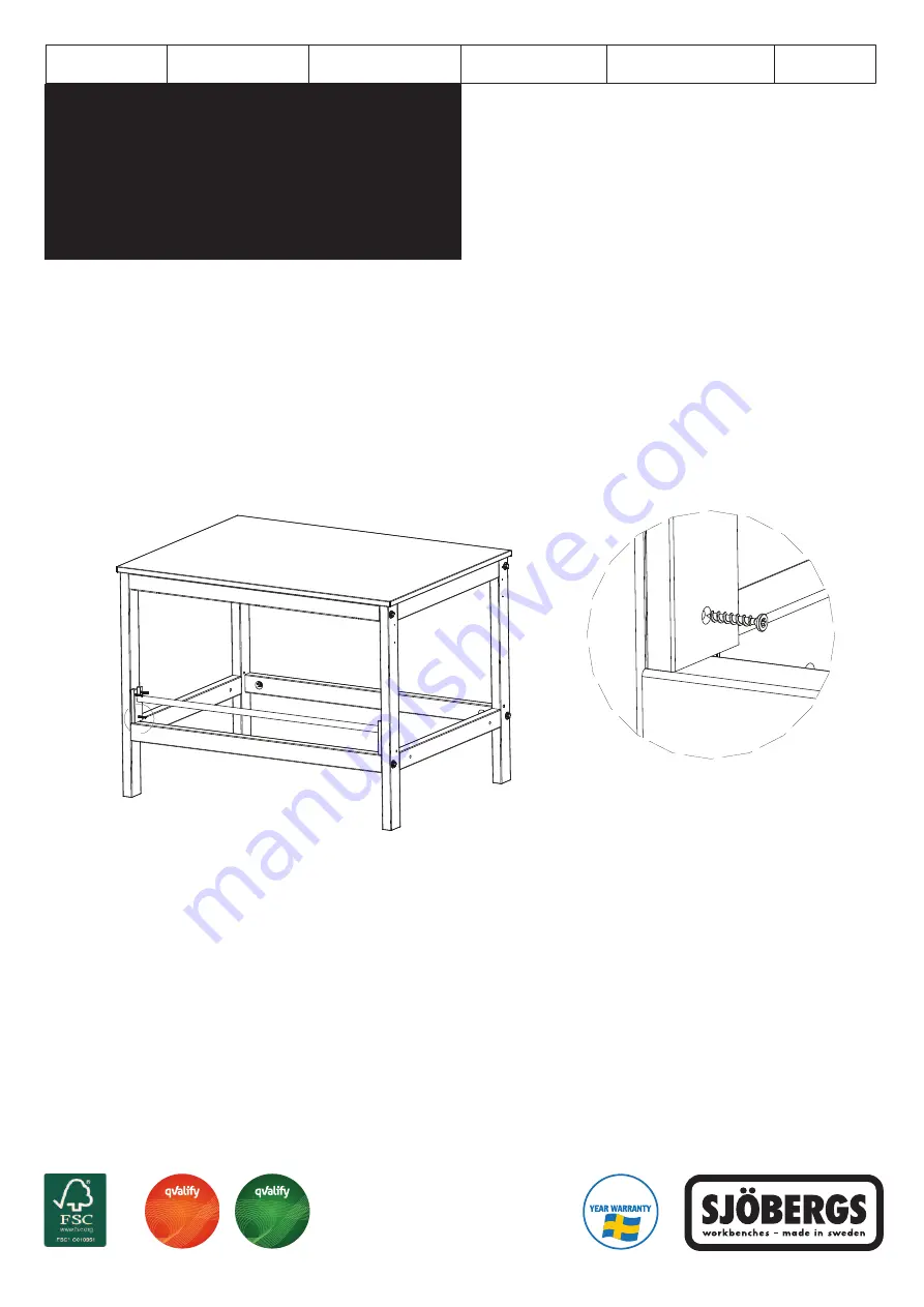 Sjobergs 701297 Скачать руководство пользователя страница 4