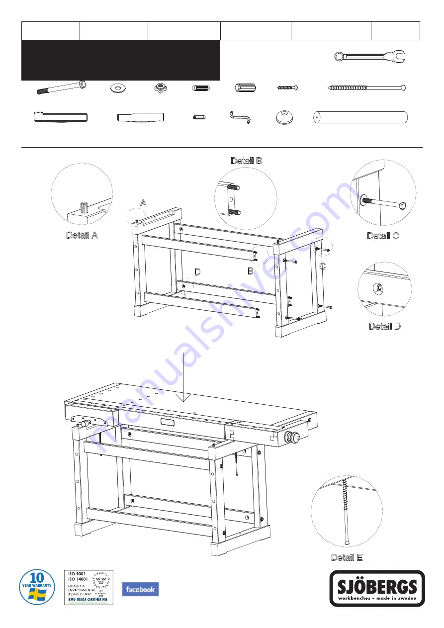 Sjobergs SB119 Assembly Instructions Download Page 1