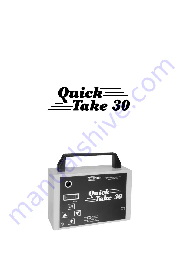 SKC Quick Take 30 Operating Instructions Manual Download Page 1