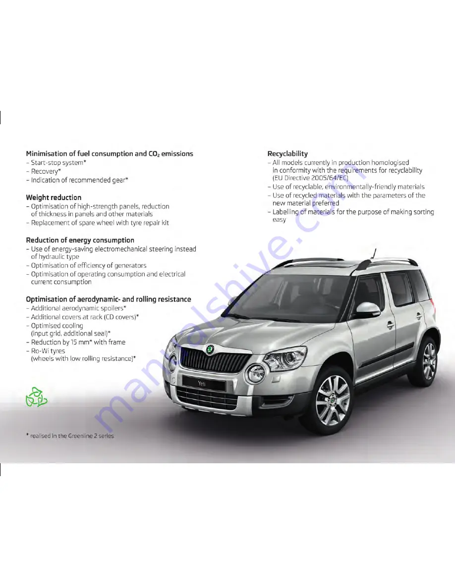 Skoda 2009 Yeti Owner'S Manual Download Page 251