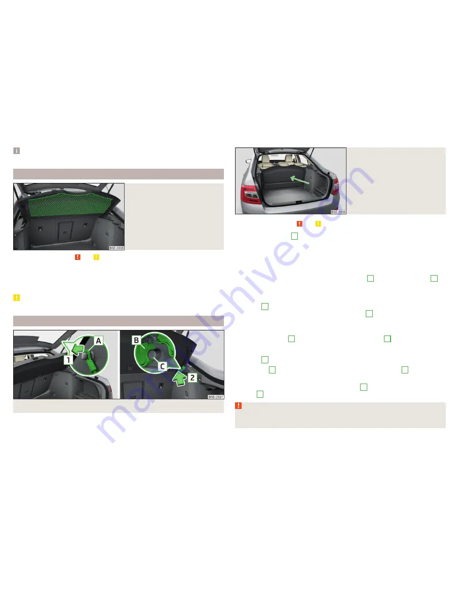 Skoda OCTAVIA Owner'S Manual Download Page 106