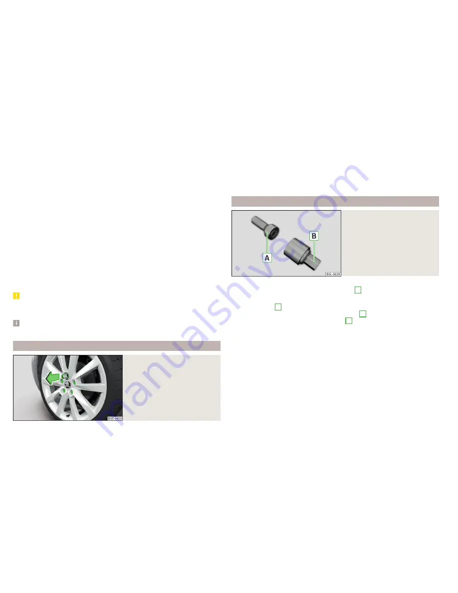 Skoda OCTAVIA Owner'S Manual Download Page 216