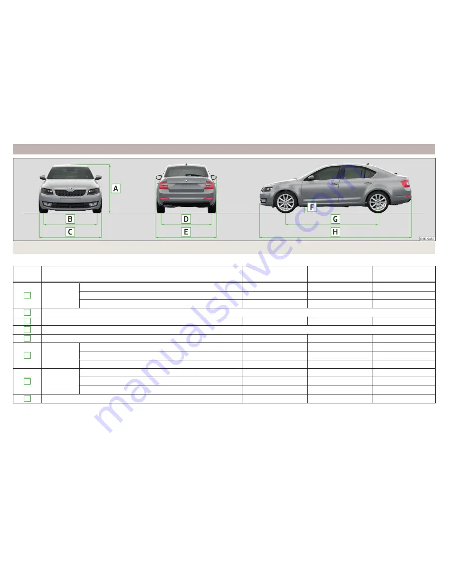 Skoda OCTAVIA Owner'S Manual Download Page 242