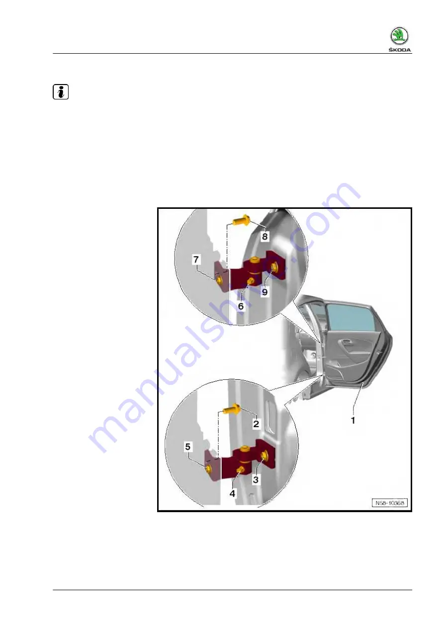 Skoda Rapid NH 2014 Workshop Manual Download Page 99