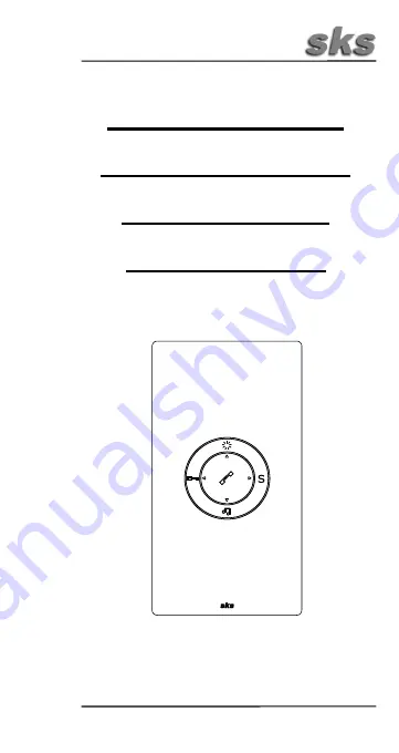 sks DS 2010 Audio Operating Instructions Manual Download Page 1