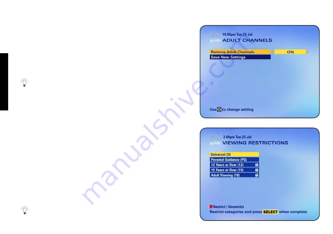 Sky DV3 User Manual Download Page 28