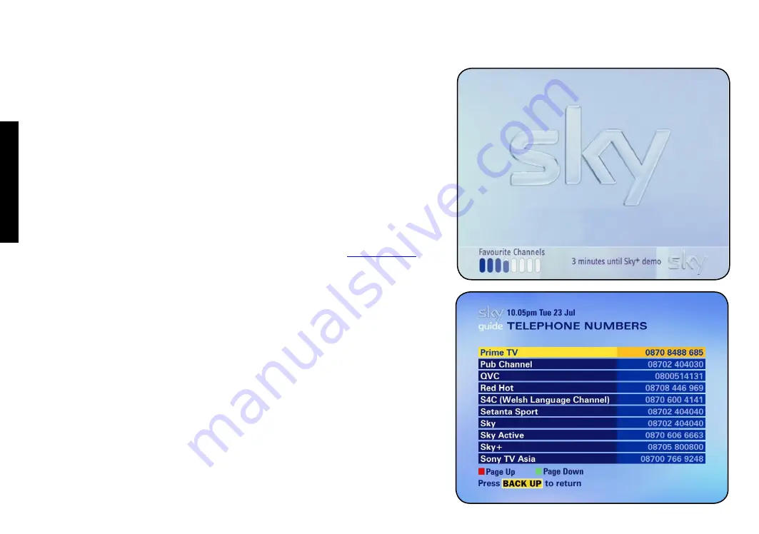 Sky DV3 User Manual Download Page 43