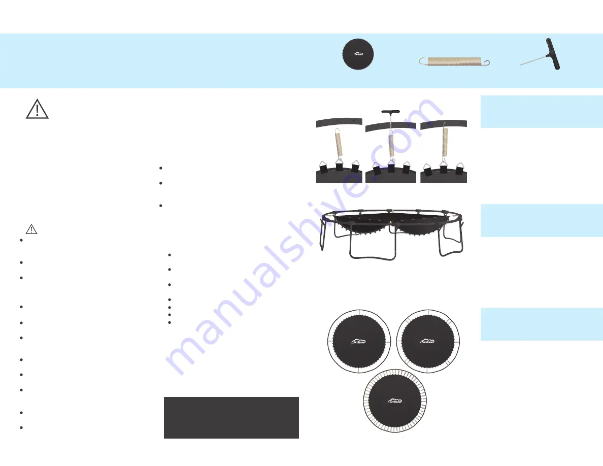 SkyBound TRAMPOLINE MAT Скачать руководство пользователя страница 2