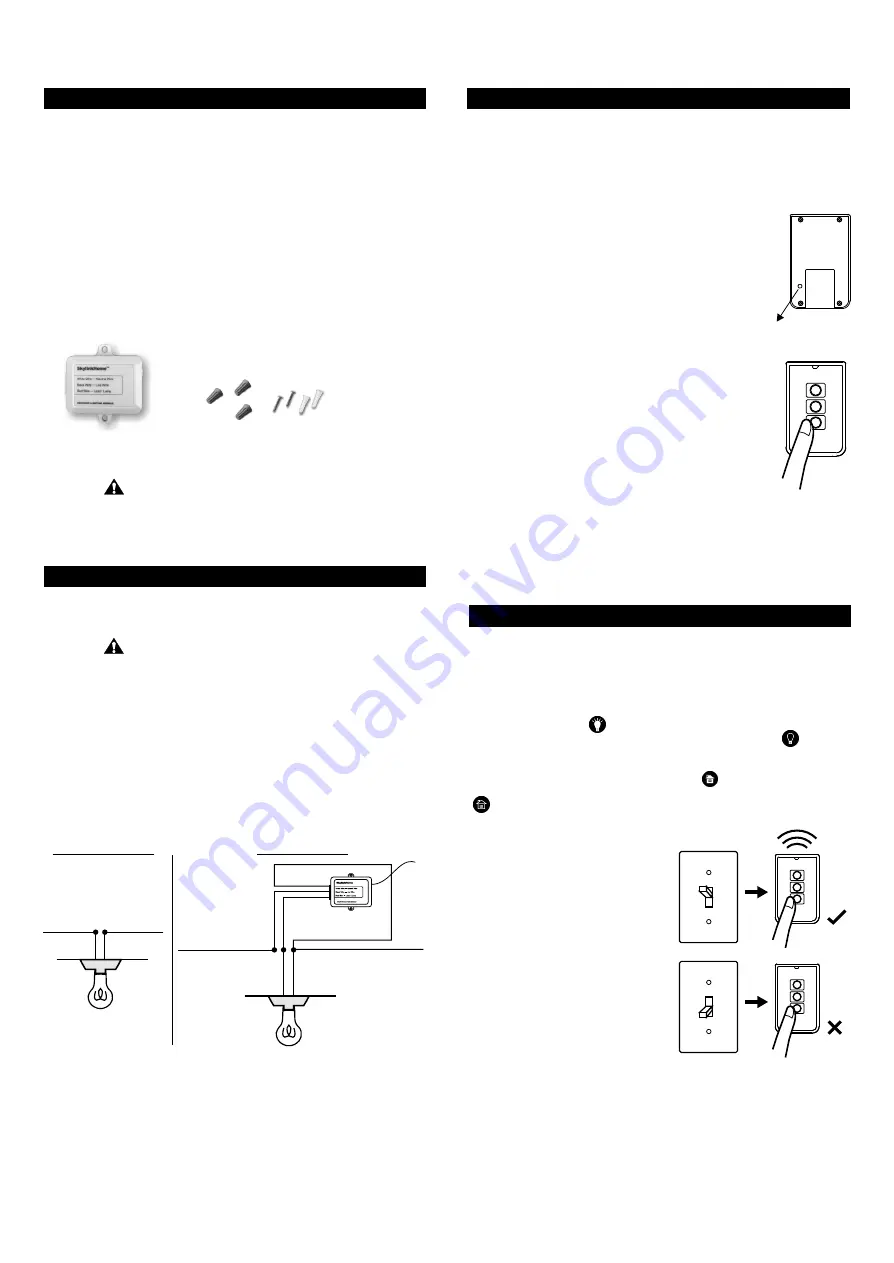 SkylinkHome MR-318 Скачать руководство пользователя страница 1