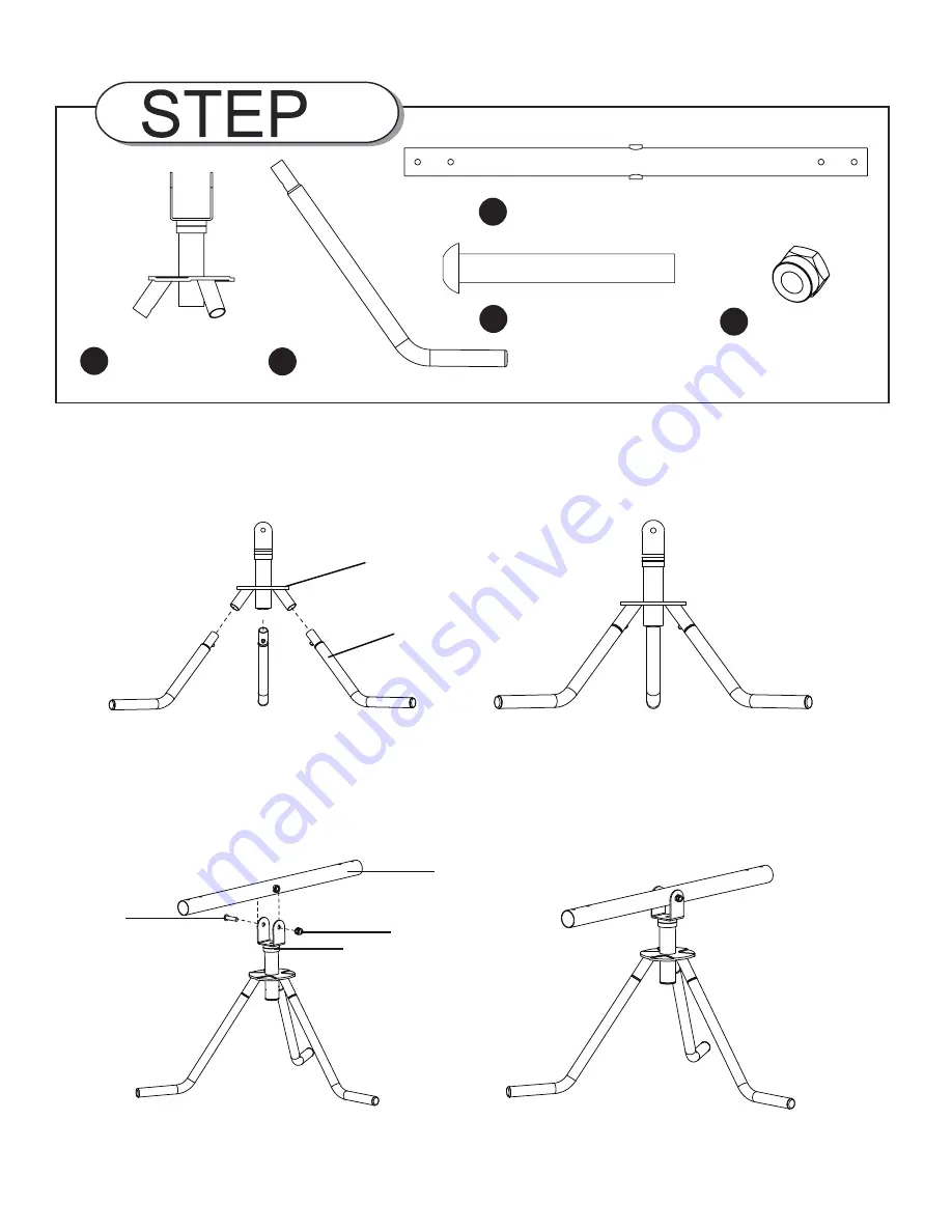 skywalker sports STT100 Assembly Installation, Care Maintenance And User Instructions Manual Download Page 8