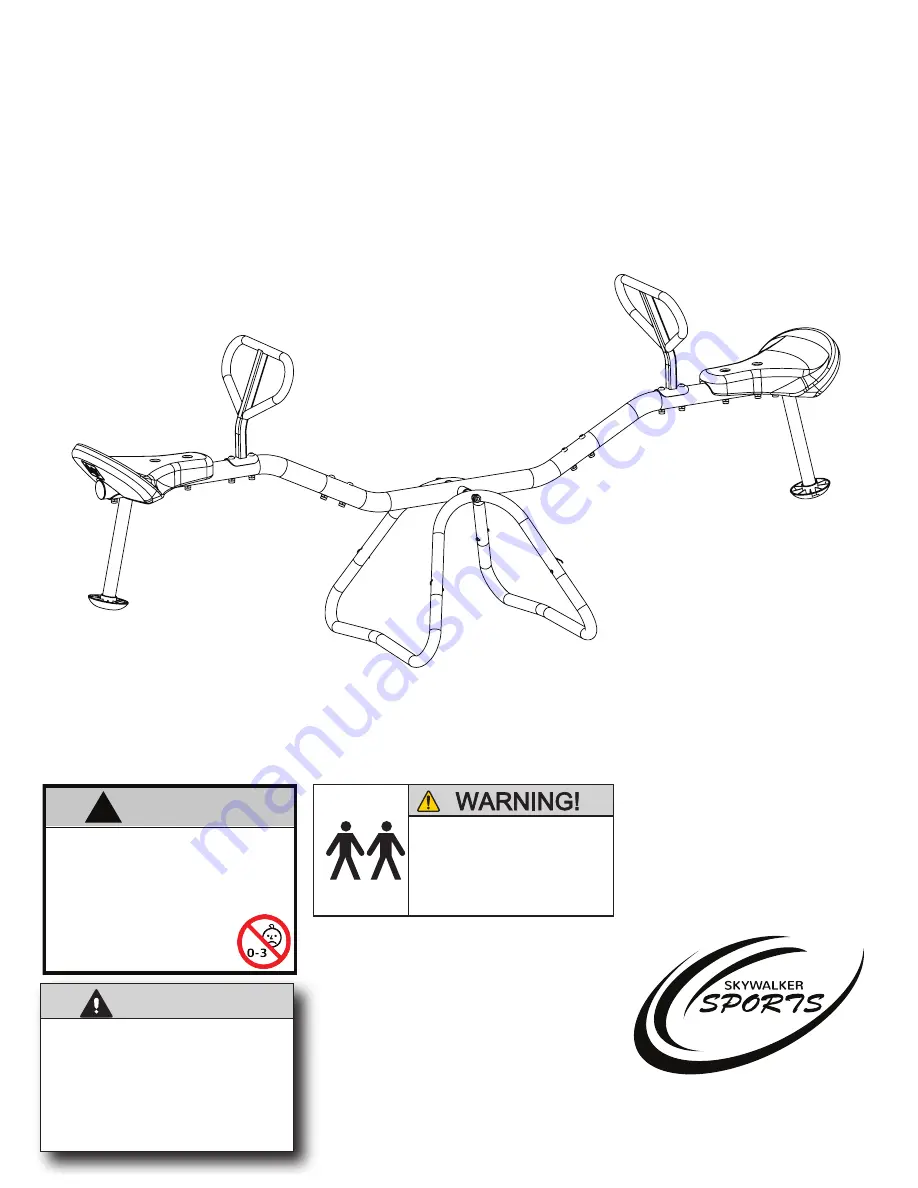 skywalker sports STT200 Assembly Installation, Care Maintenance And User Instructions Manual Download Page 1