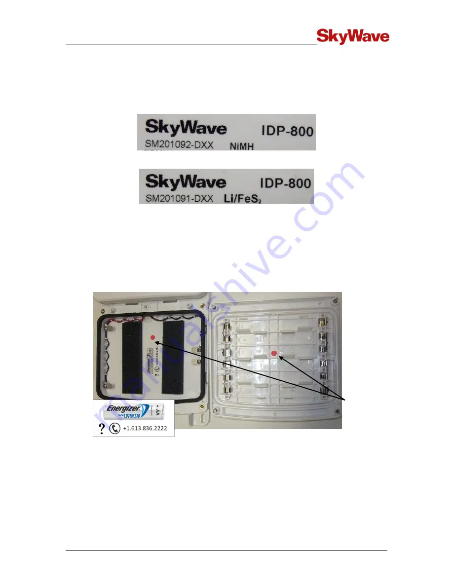 SkyWave IDP 800 Series Скачать руководство пользователя страница 36