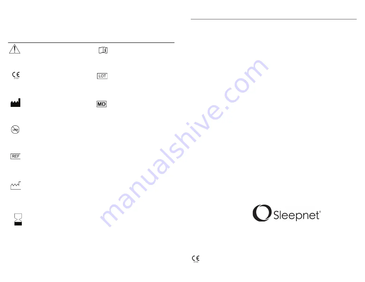 Sleepnet Ascend Manual Download Page 1