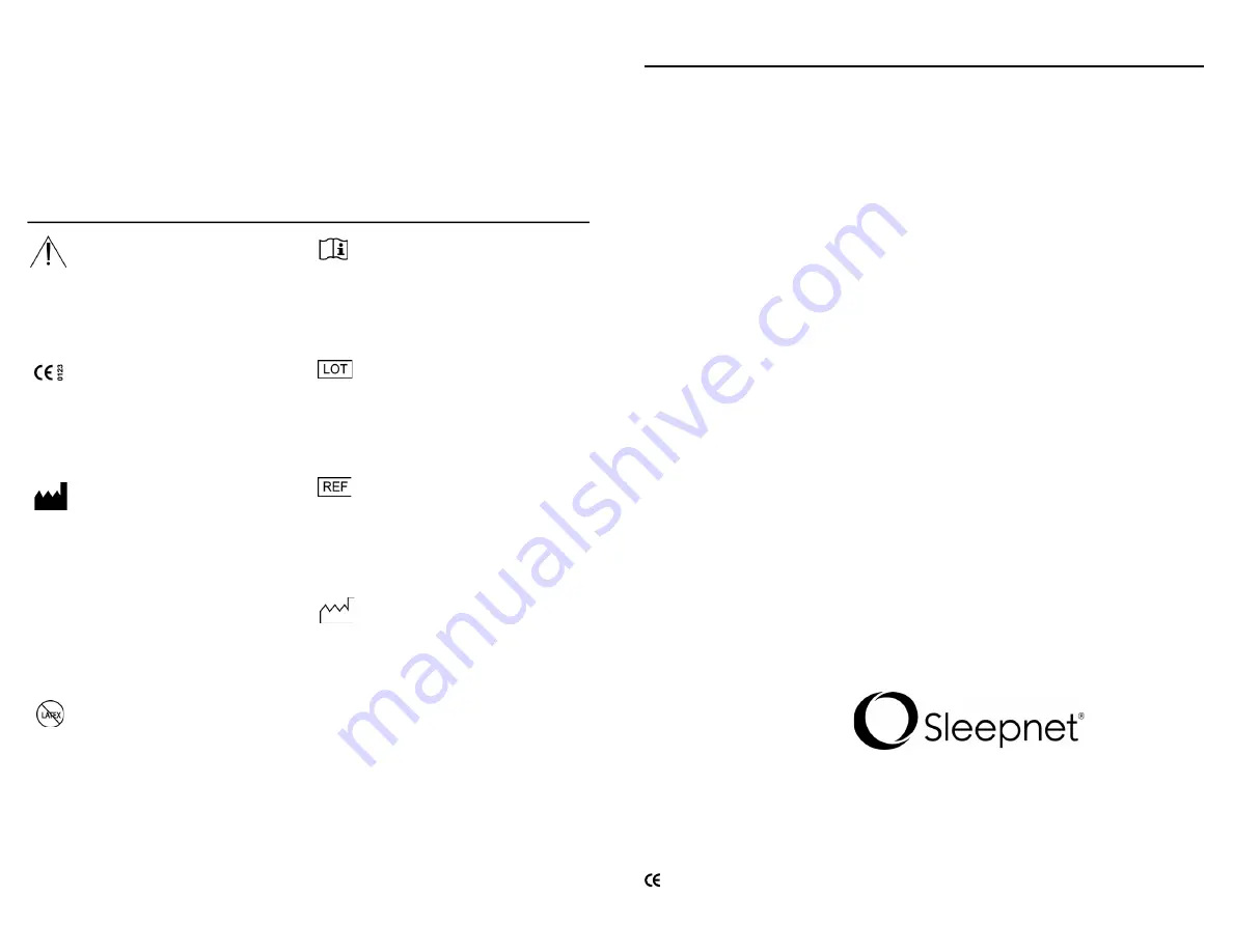 Sleepnet V3 Instructions Manual Download Page 1