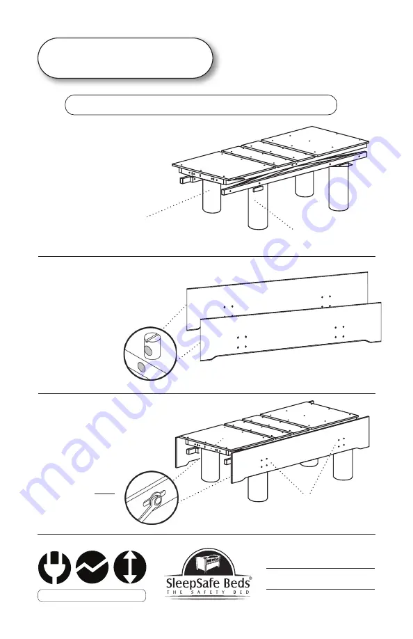 SleepSafe Beds Electric HiLo Combo SleepSafe Product Assembly Manual Download Page 6