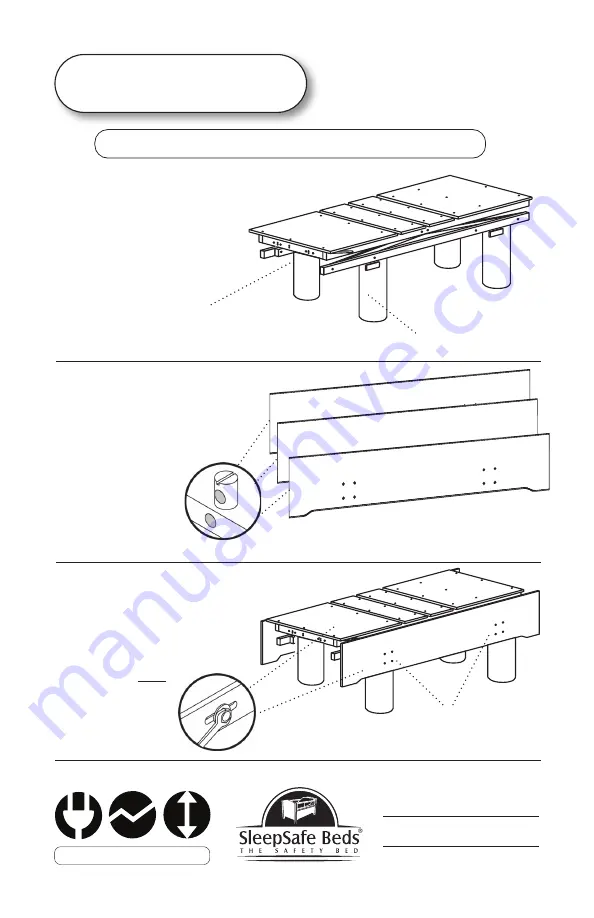 SleepSafe Beds Electric HiLo Combo SleepSafe Product Assembly Manual Download Page 8