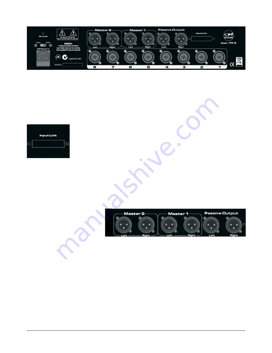 SM Pro Audio PM8 Operating Manual Download Page 7