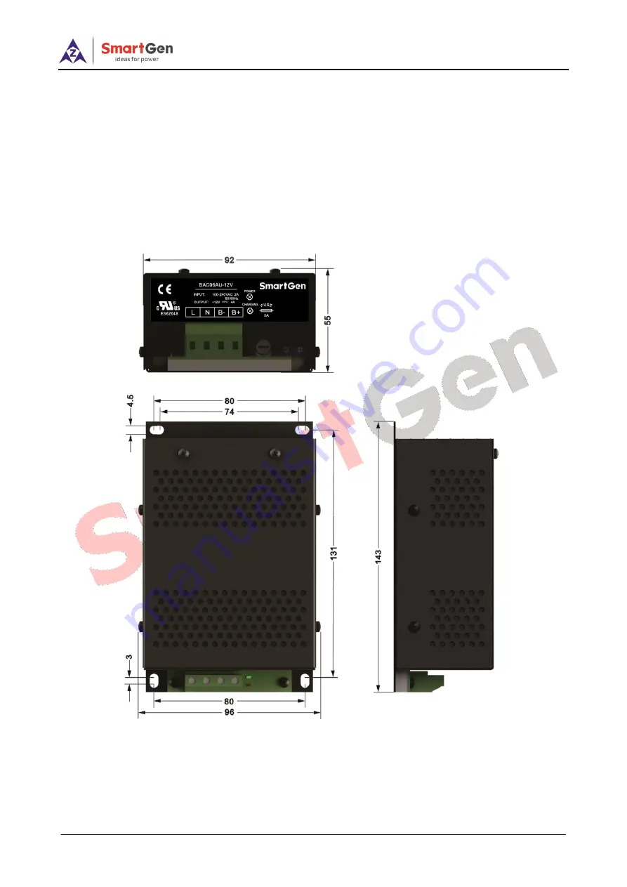 Smartgen BAC06AU User Manual Download Page 8