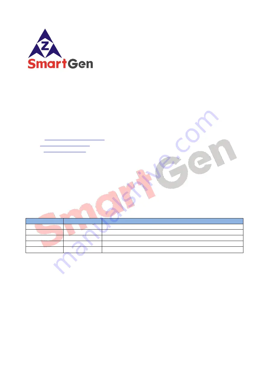 Smartgen BAC1203 User Manual Download Page 2