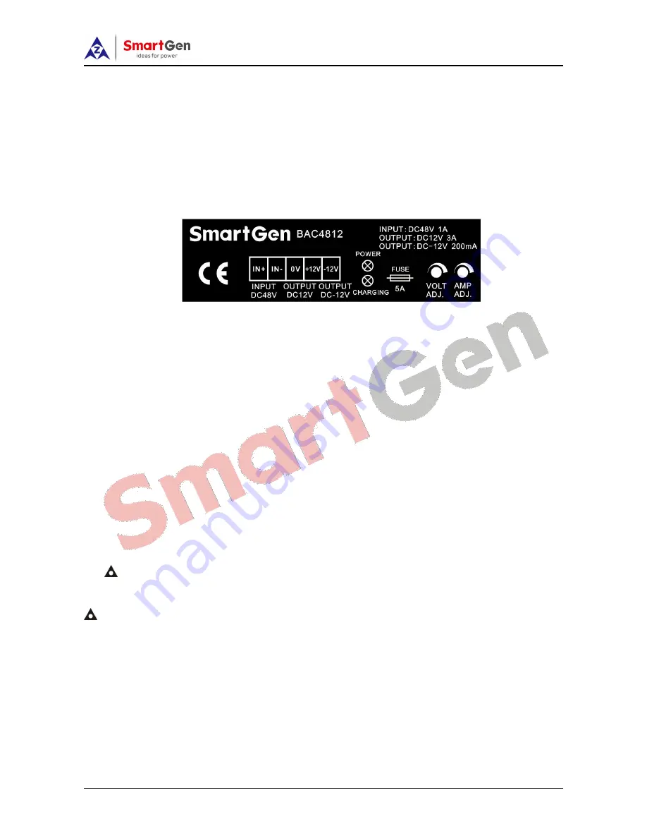 Smartgen BAC4812 User Manual Download Page 7