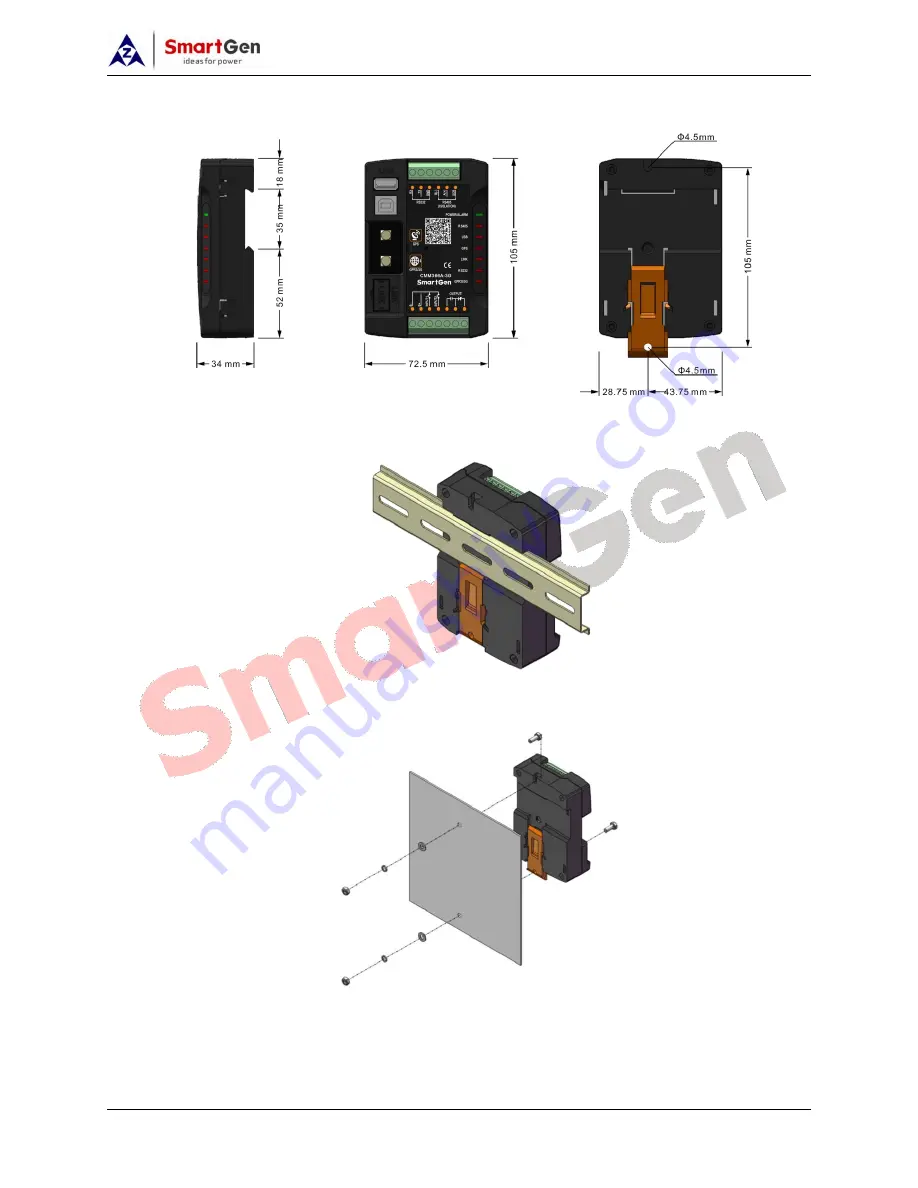 Smartgen CMM366A-3G Скачать руководство пользователя страница 15