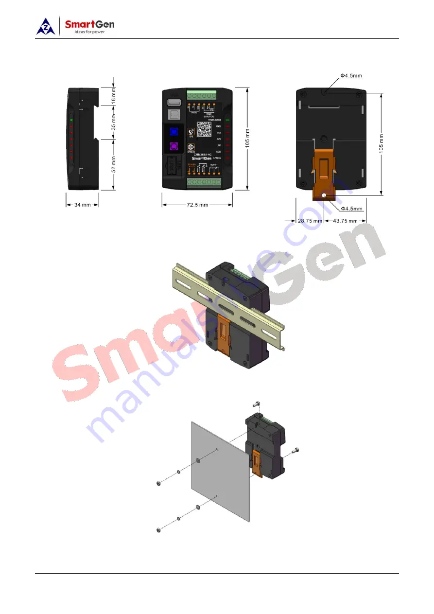 Smartgen CMM366A-4G User Manual Download Page 15