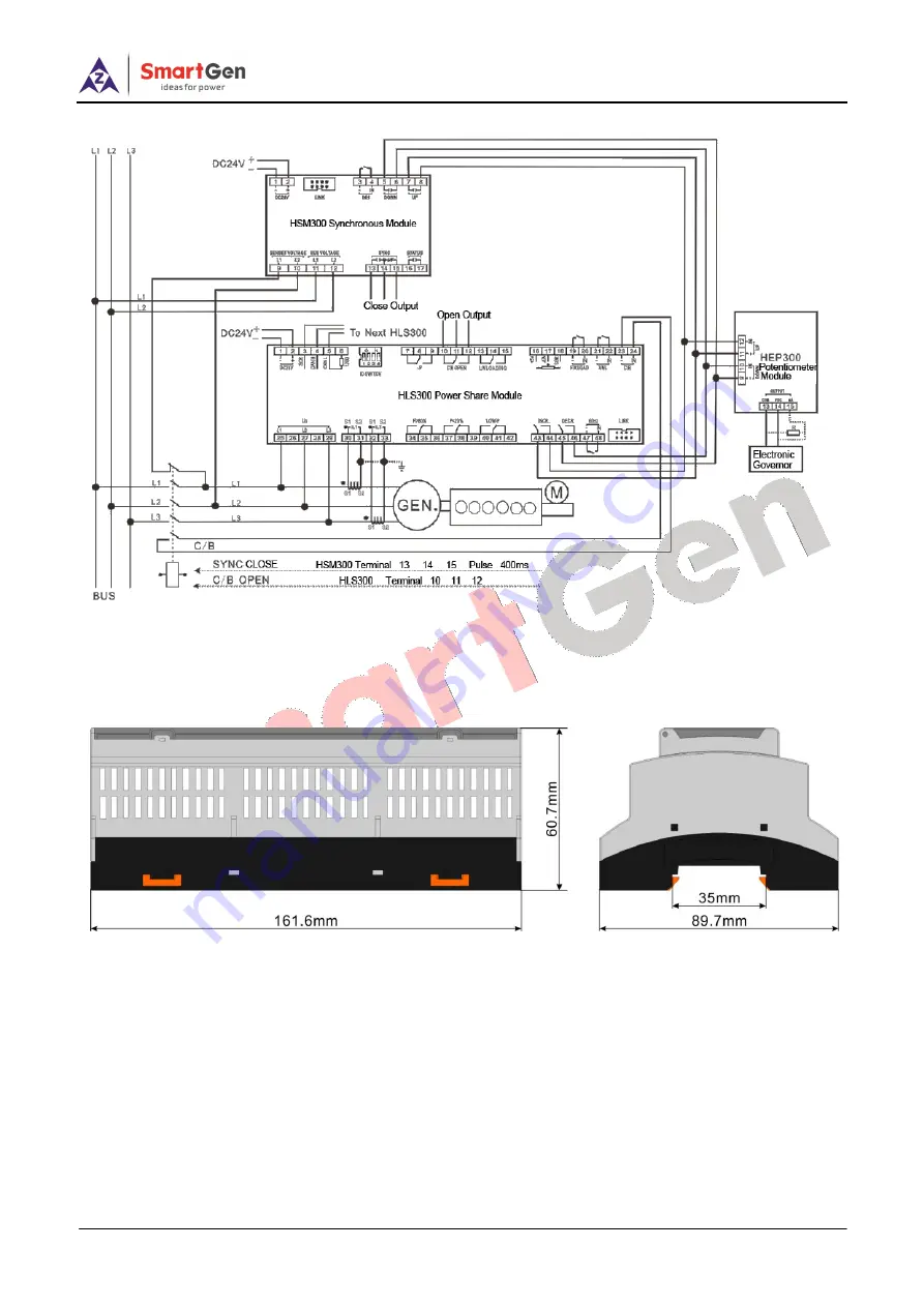 Smartgen HLS300 User Manual Download Page 13