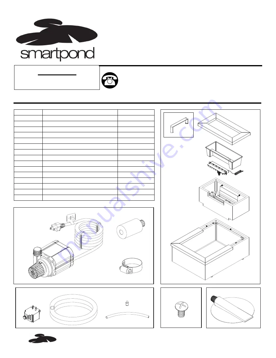 Smartpond Illumifalls PPKIBRB Скачать руководство пользователя страница 1