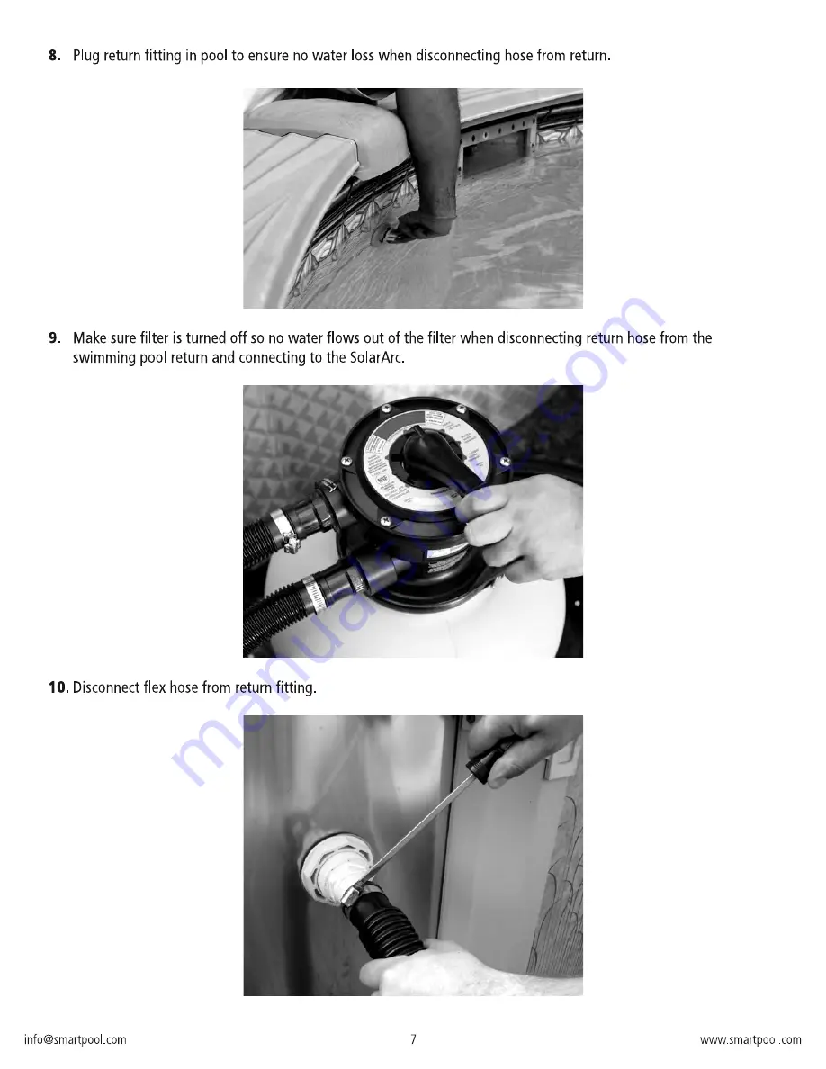 SmartPool SolarArc S204 Installation And Instruction Manual Download Page 7