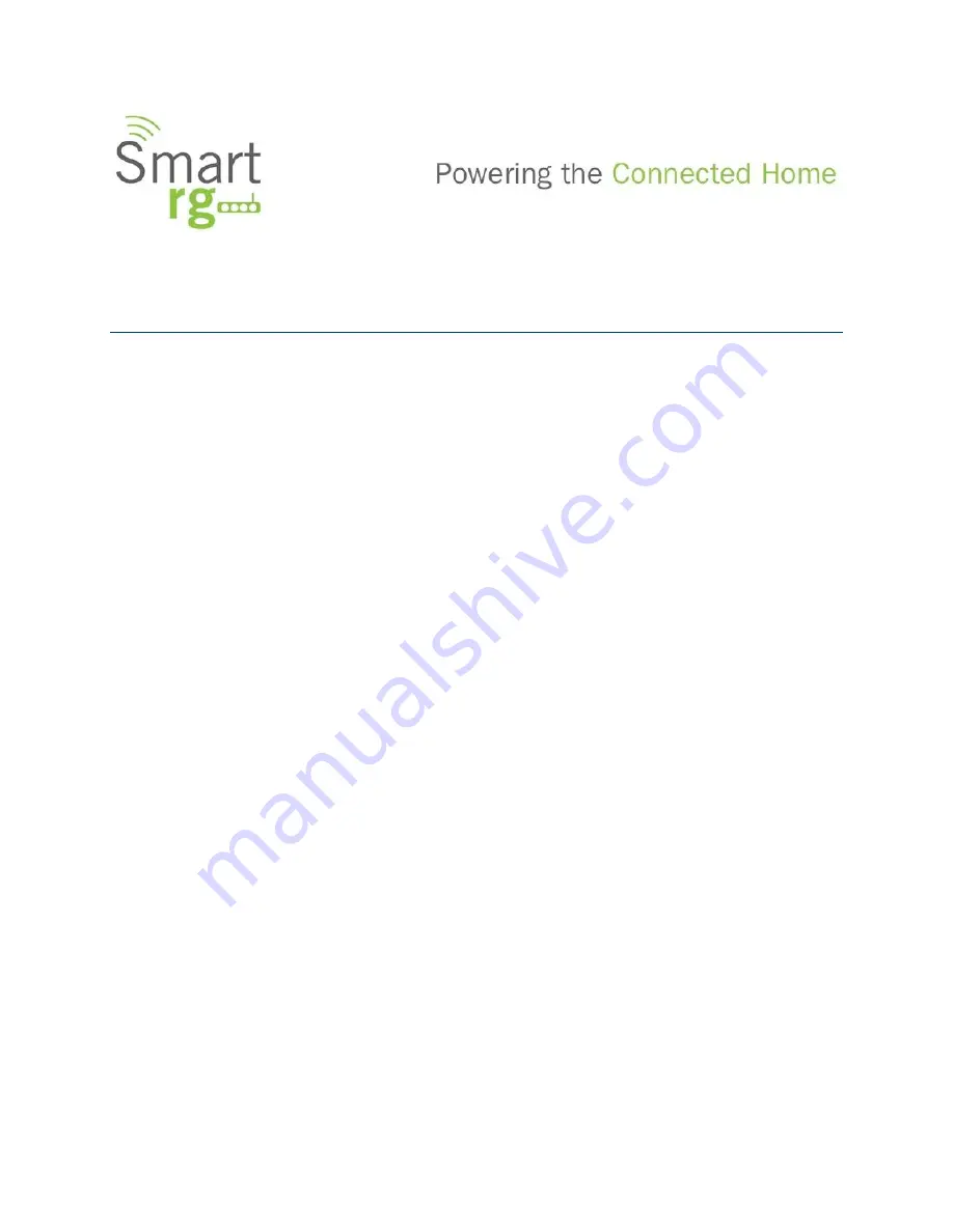 SmartRG SR10 User Manual Download Page 1