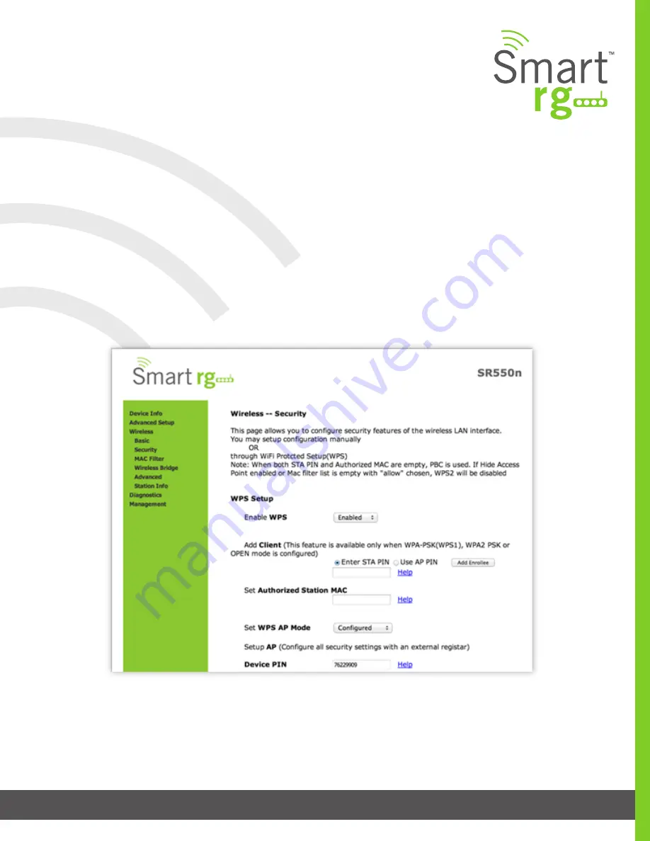 SmartRG SR552n User Manual Download Page 83