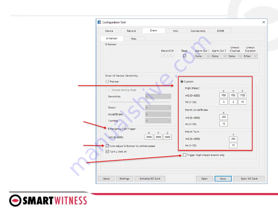 SmartWitness CP4 Configuration Manual Download Page 5