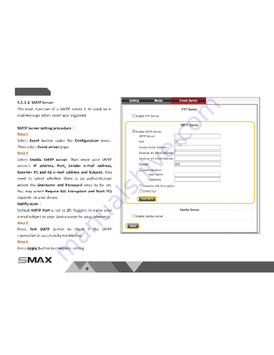 SMAX GP1 User Manual Download Page 60