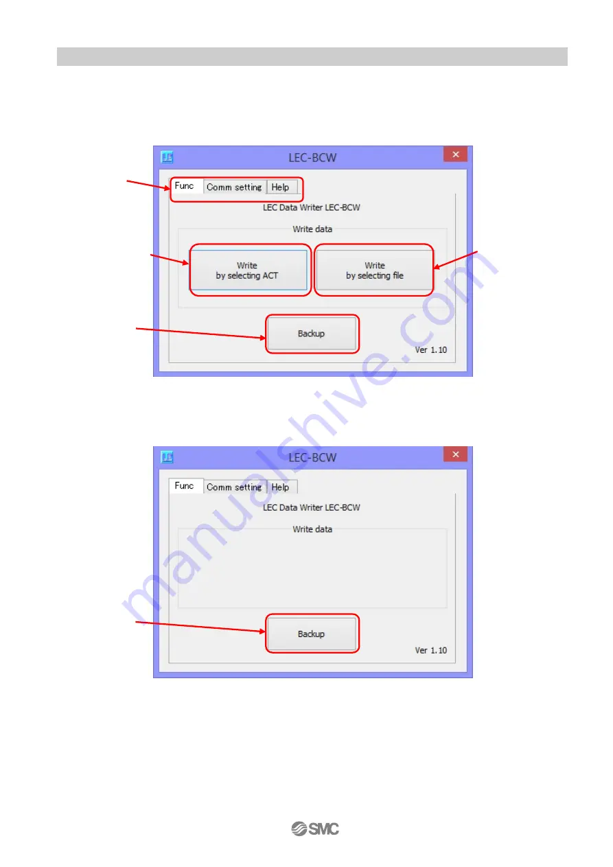 SMC Corporation LEC-BCW Series Operation Manual Download Page 17